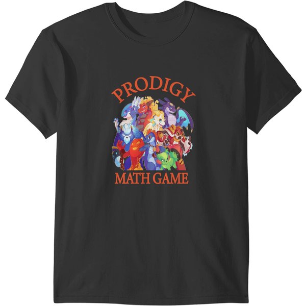 Prodigy Math Game Math Gaming Cool Gift For Kids T-Shirts-image