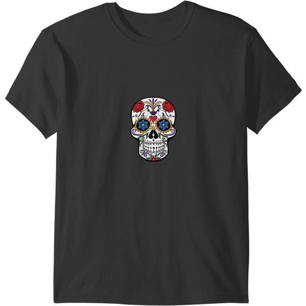 Funny With A Colorful Skull T-Shirts-image