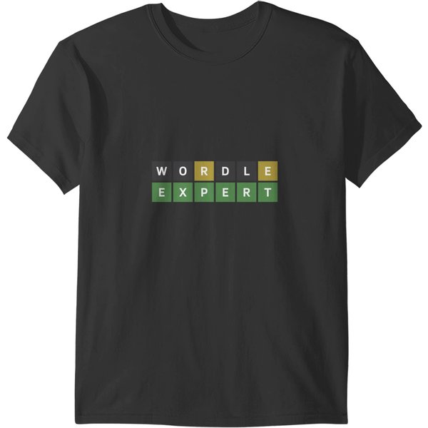 Wordle Expert (Wordle Style) T-Shirts-image