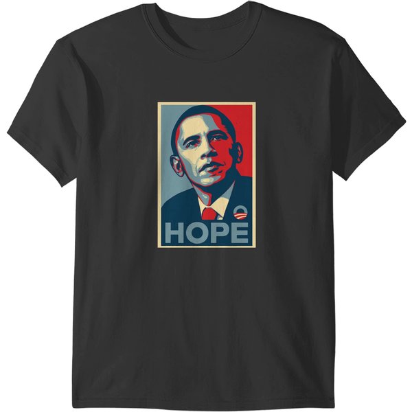 Barack Obama Hope Poster T-Shirts-image