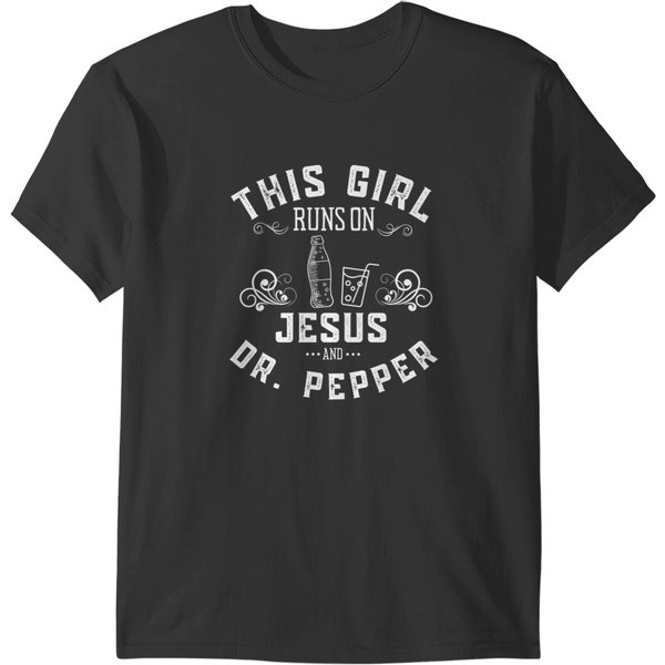 Just A Girl Who Loves Dr. Pepper T-Shirts-image