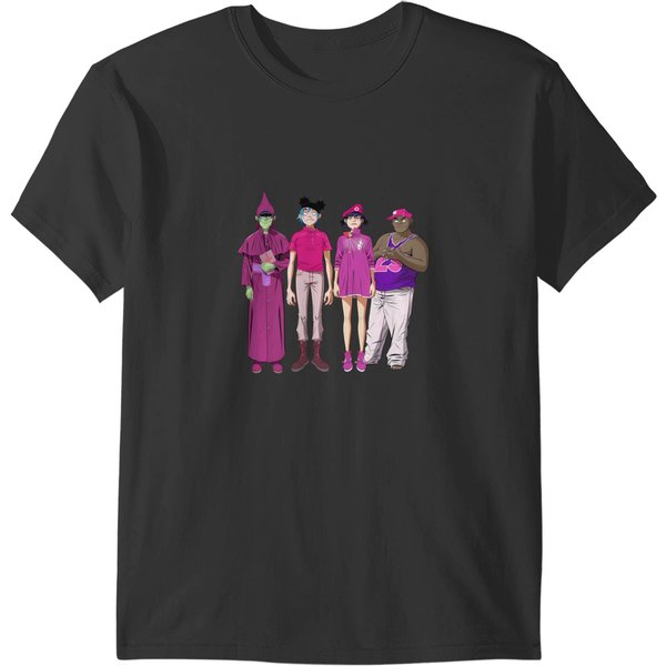 Gorillaz Cracker Island Group Sweat T-Shirts-image