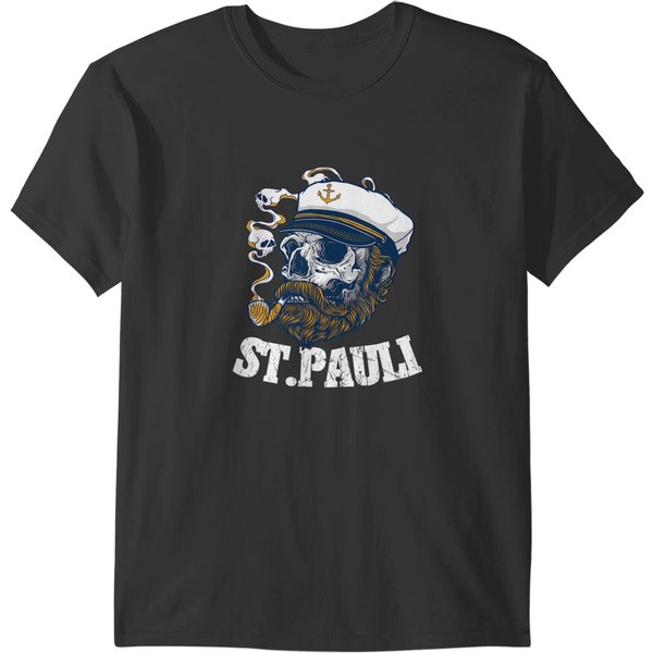 Hamburg St Pauli Skull Paulian Saint Pauli T T-Shirts-image