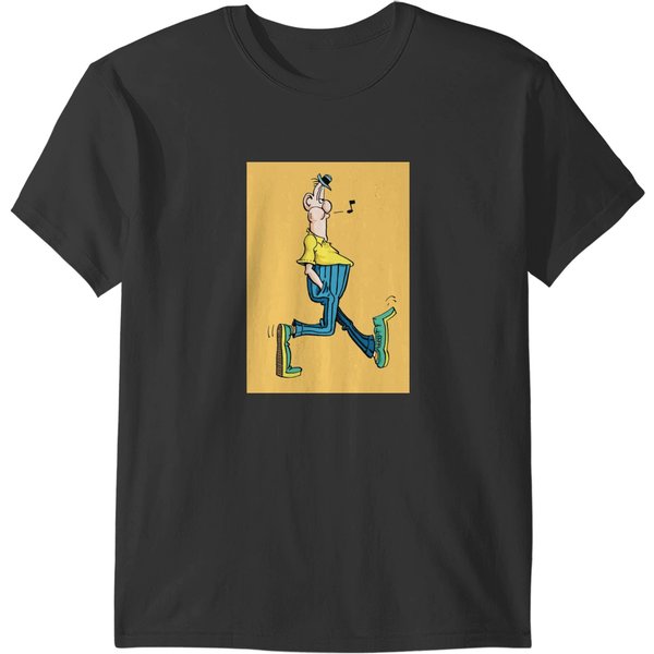 Mad Magazine Don Martin Sticker Mask T-Shirts-image