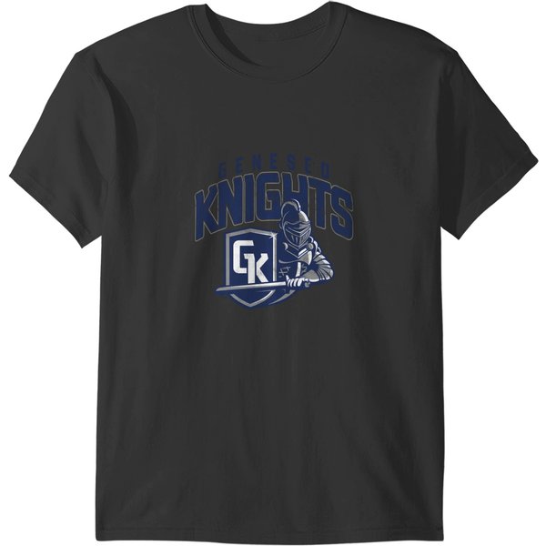 Suny Geneseo Knights Distressed Logo Pullover T-Shirts-image