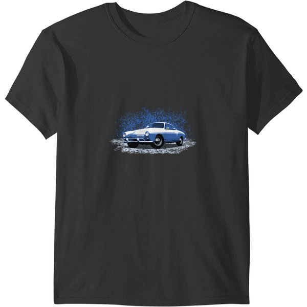 Blue 68 Karmann Ghia Type 1 T-Shirts-image