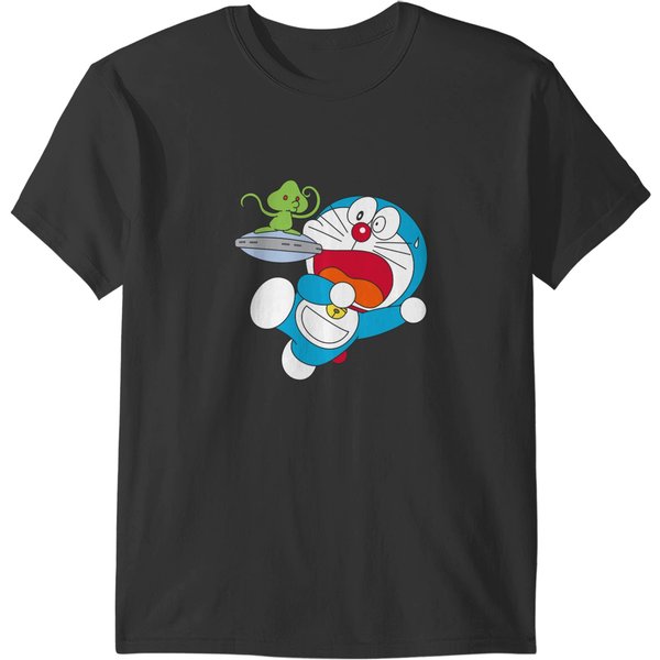 Doremon, Funny Doremon, Cartoon T-Shirts-image