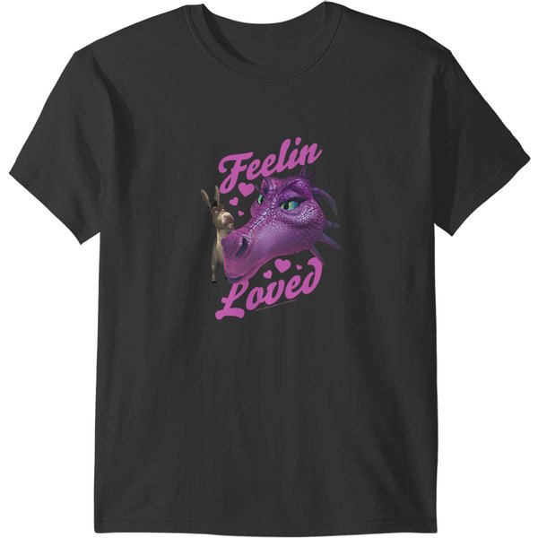 Shrek Donkey Dragon Feelin Loved T-Shirts-image