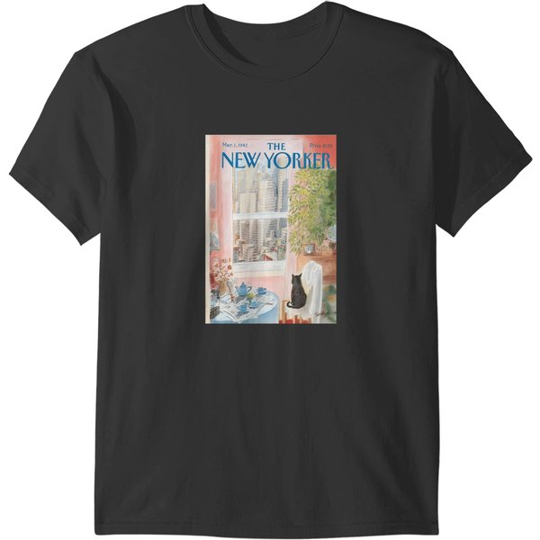 The New Yorker Dream Of A Cat Poster T-Shirts-image