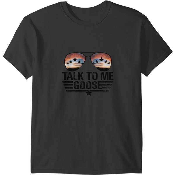 Talk To Me Goose (Distressed) T-Shirts-image