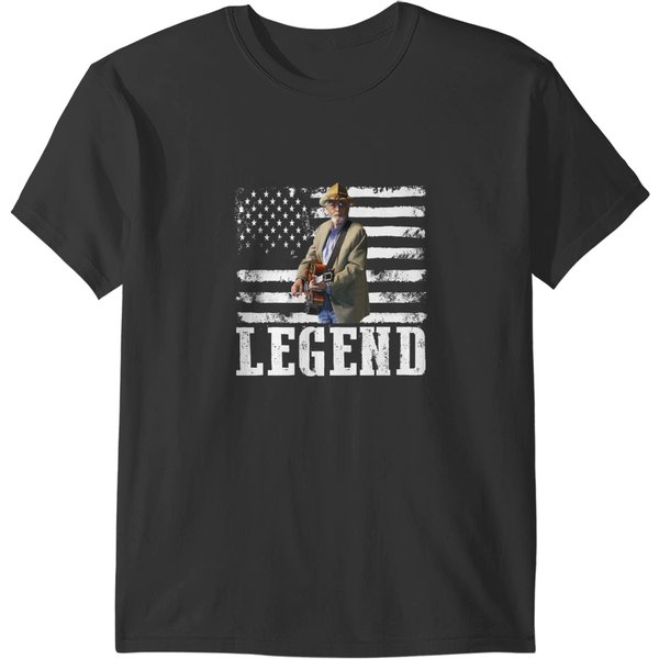 Distressed American Flag Don Williams Music Name Legend T-Shirts-image