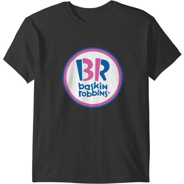 Br Baskin Robbins Food Logo Restaurant Chain T-Shirts-image