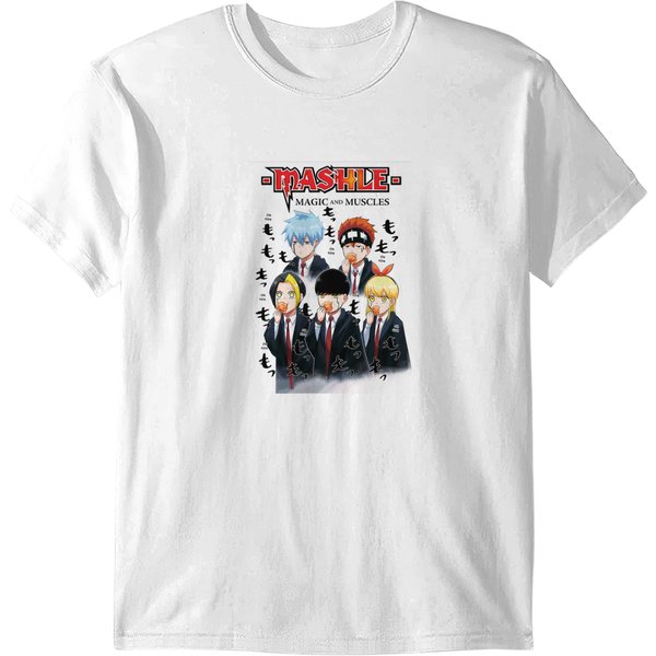 Mashle Magic And Muscles Mash Burnedead And Friends T-Shirts-image