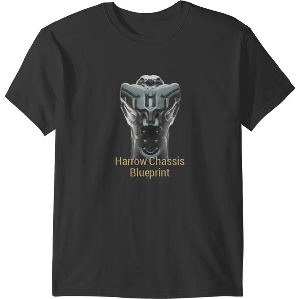 Harrow Chassis Blueprint Warframe Tennocon Meme T-Shirts-image