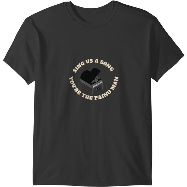 Piano Man, Billy Joel Piano Man, Billy Joel T-Shirts-image