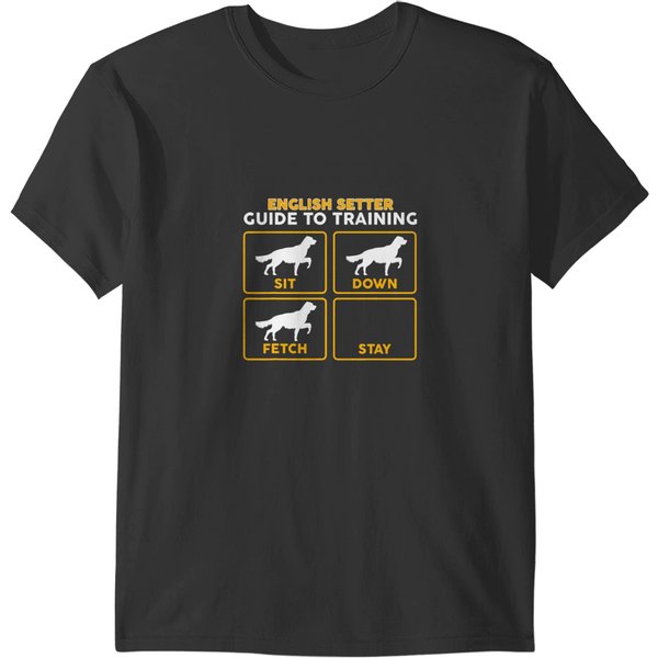 English Setter Funny Guide To Training T-Shirts-image