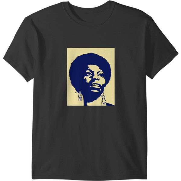 Nina Simone Stencil T-Shirts-image