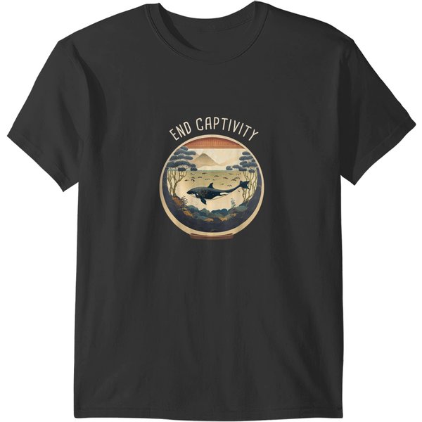 Orca End Captivity Free The Orcas Marine Protection Activist T-Shirts-image