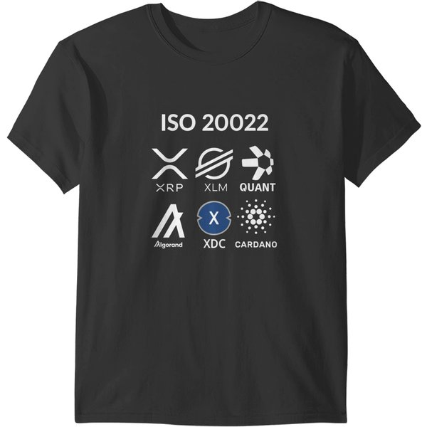 Iso 20022 Quant Xrp Xlm Xdc Ada Algo T-Shirts-image