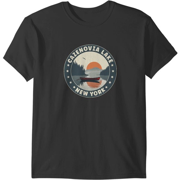 Cazenovia Lake Cazenovia Lake New York Sunset T-Shirts-image