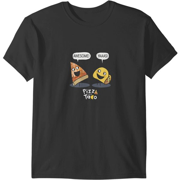 Pizza And Taco Pizza And Taco Awesome Yaas T-Shirts-image