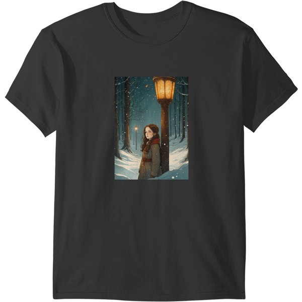 A Picture Of Narnia And Lucy With The Lamppost T-Shirts-image