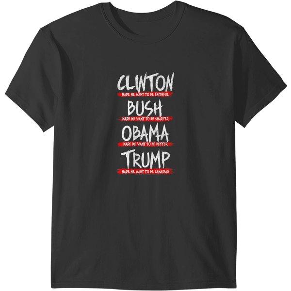 Trump Made Me Want To Be A Canadian T-Shirts-image