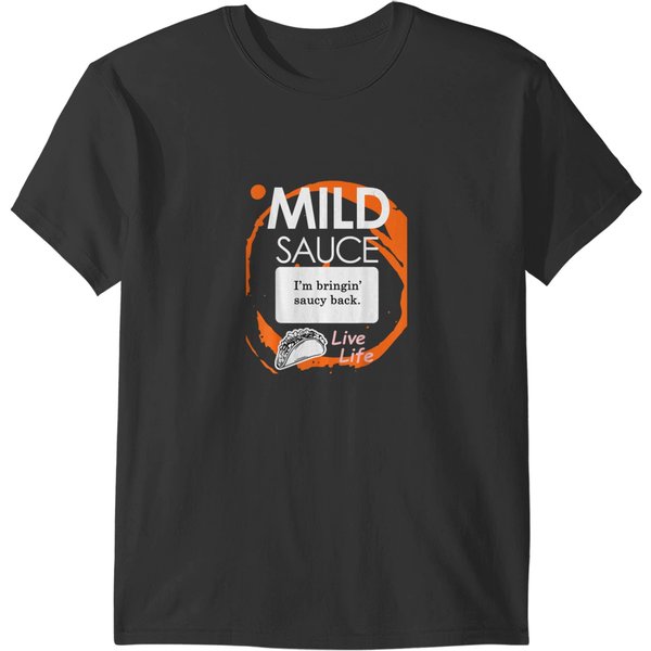 Taco Sauce Shirt Mild Halloween Costume Tshirt T-Shirts-image
