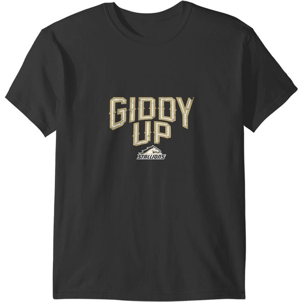 Birmingham Stallions Ufl Giddy Up Birmingham Football T-Shirts-image