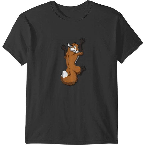 Clinging Red Fox T-Shirts-image