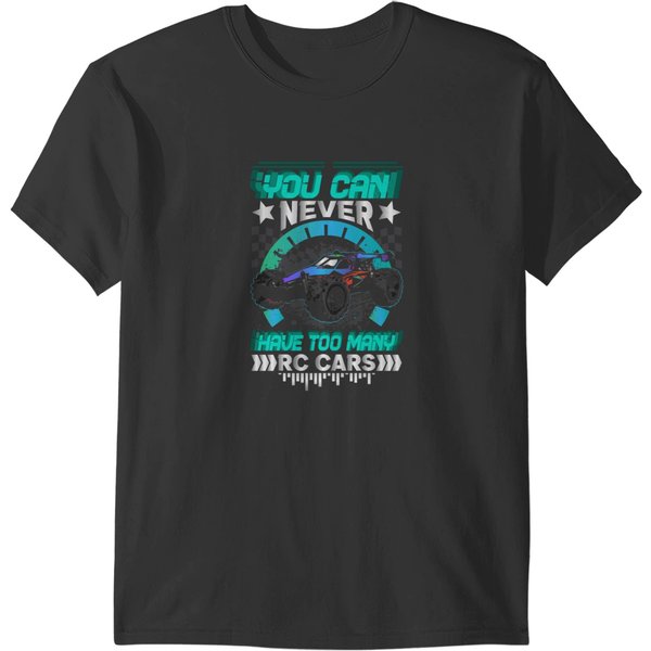 Rc Racing Car Model Buggy Race Remote Control Saying Design T-Shirts-image