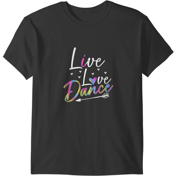 Funny Dancer Dancing Wos Girls Live Love Dance Girls T-Shirts-image