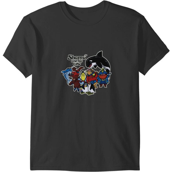 Shamu And His Crew Sticker T-Shirts-image