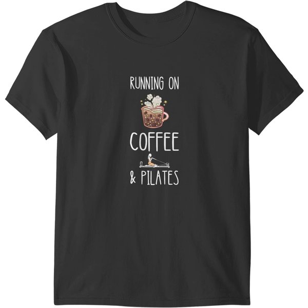 Pilates Coffee Fitness Instructor T-Shirt-image