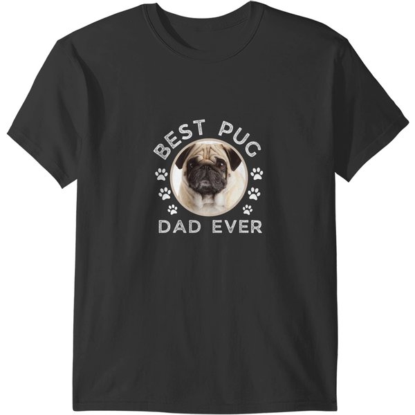 Pug Pet Pug Dad Ever T-Shirts-image