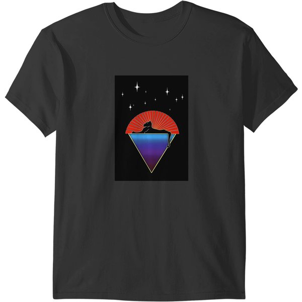 Cat Under The Stars T-Shirts-image