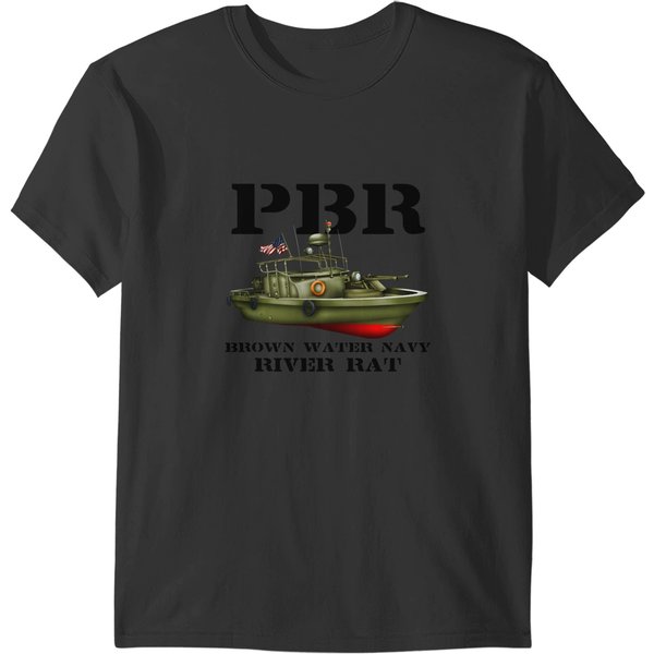 Pbrs Brown Water Navy T-Shirts-image