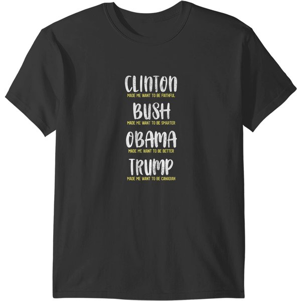 Trump Made Me Want To Be A Canadian 1 T-Shirts-image