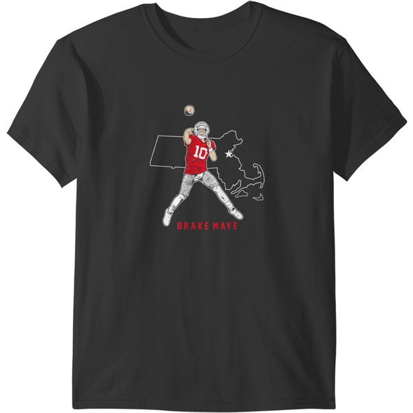 Drake Maye State Star Tshirt T-Shirts-image