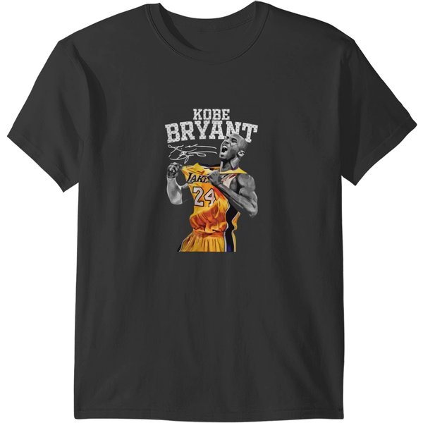 Kobé Bryant Basketball T-Shirt - Black Mamba Style-image