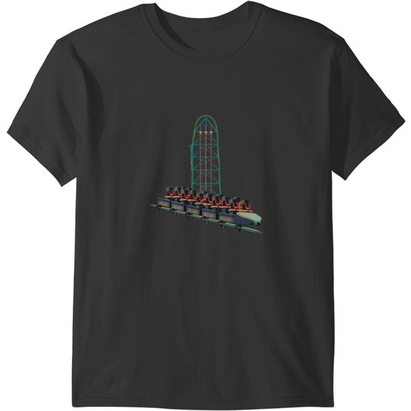 Kingda Ka Intamin Coaster Design T-Shirts-image