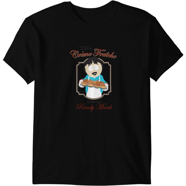 South Parkss Cartoon Randy Marsh Cooking Creme Fraiche T-Shirts-image