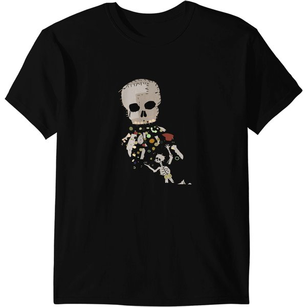 Our Flag Means Death Vomiting Skull On Skeletonss Flag Design Essential T-Shirts-image
