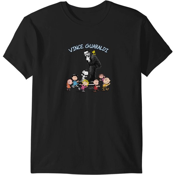 Vince Guaraldi- Pea Nut Jazz T-Shirts-image