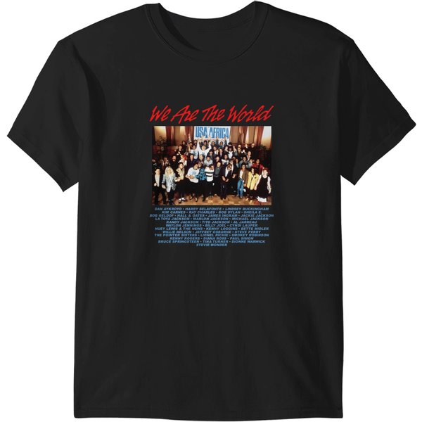We Are The World Hipster T-Shirts-image