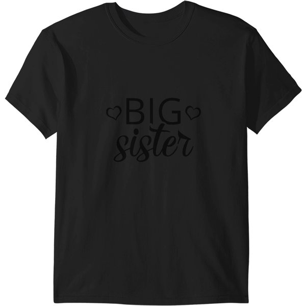 Older Sibling Big Sister Shirt Gift Big Sister T-Shirts-image
