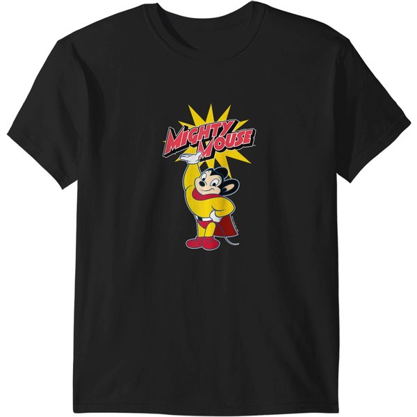Mighty Mouse - Mighty Mouse Burst Raglan Baseball Tee T-Shirts-image