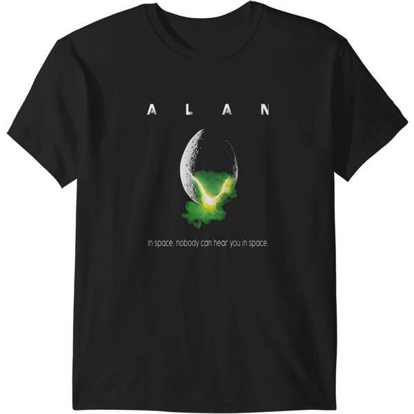 Alan In Space, Nobody Can Hear You In Space T-Shirts-image
