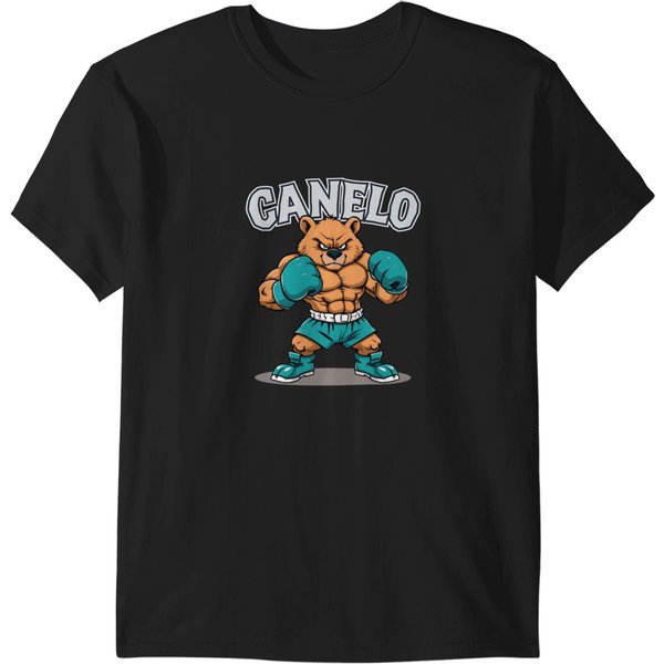 Canelo Bear Sticker T-Shirts-image