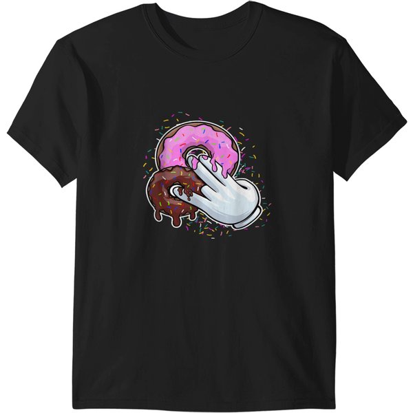 2 In The Pink 1 In Thetink I Donutex Dirtyss Humor Js Essential T-Shirts-image